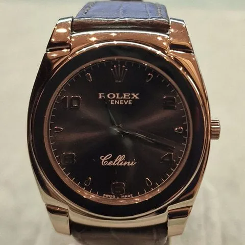 Rolex Cellini Cestello 5330 36mm Rose gold Gray