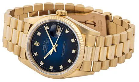 Rolex Datejust 16018G 36mm Yellow gold Blue 4