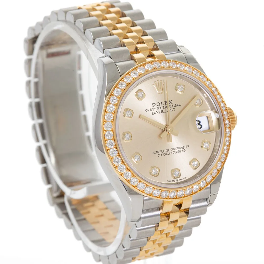 Rolex Datejust 31 278383RBR 31mm Yellow gold and Stainless steel and Diamond Golden 3