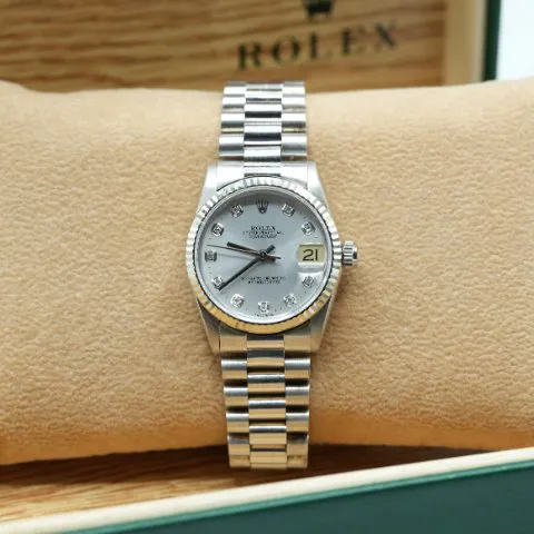 Rolex Datejust 68279 31mm White gold Silver 3