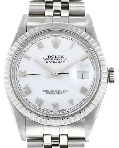 Rolex Datejust 36 16030 36mm Stainless steel White