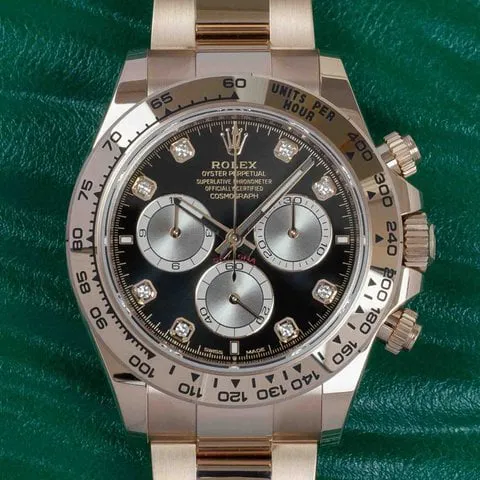 Rolex Daytona 126505 40mm Rose gold Black