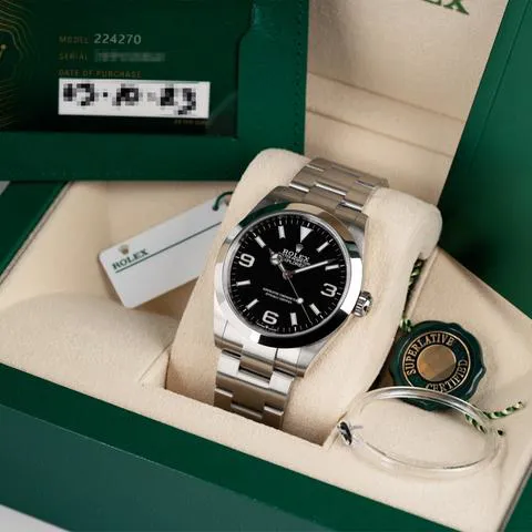 Rolex Explorer 224270 40mm Stainless steel Black 1