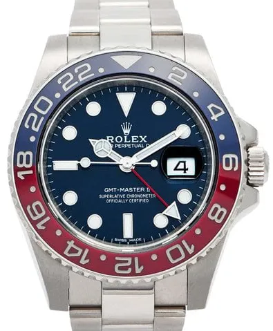 Rolex GMT-Master II 116719BLRO 40mm White gold Blue