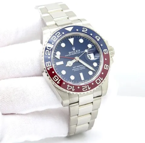 Rolex GMT-Master II 126719BLRO 40mm White gold Blue