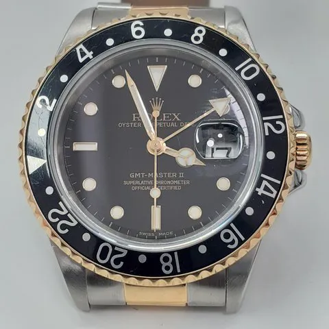 Rolex GMT-Master II 16713 40mm Yellow gold and Stainless steel Black 7