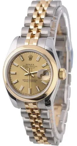 Rolex Lady-Datejust 179163 26mm Yellow gold and Stainless steel Champagne 2