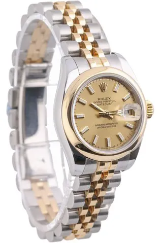 Rolex Lady-Datejust 179163 26mm Yellow gold and Stainless steel Champagne 3