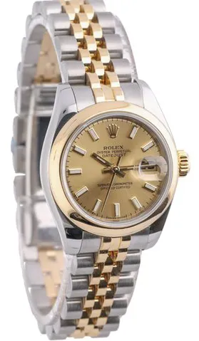 Rolex Lady-Datejust 179163 26mm Yellow gold and Stainless steel Champagne 4