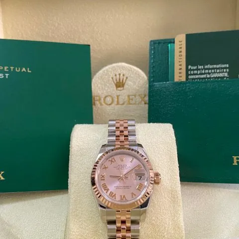 Rolex Lady-Datejust 179171 26mm Yellow gold and Stainless steel Pink