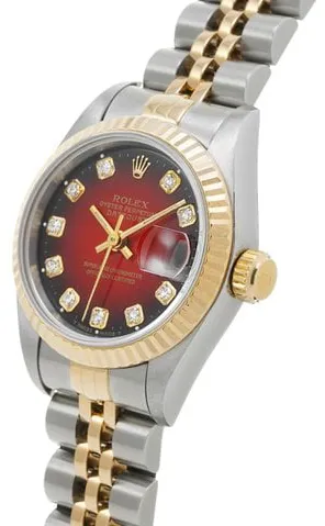 Rolex Datejust 69173G 26mm Stainless steel Red 1