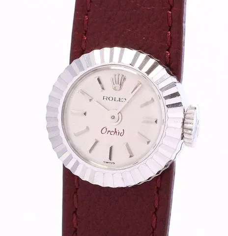 Rolex Orchid 2059/9 White gold Silver