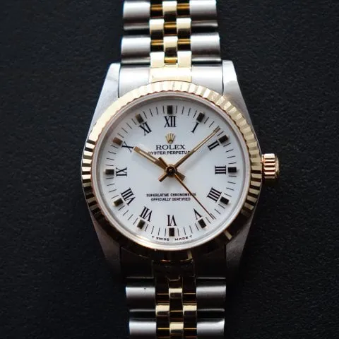 Rolex Oyster Perpetual 31 67513 31mm Gold/steel White
