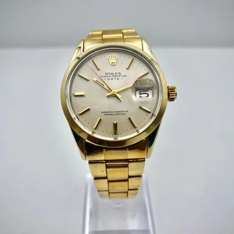 Rolex Oyster Perpetual Date 1550 34mm Yellow gold and Stainless steel Gold