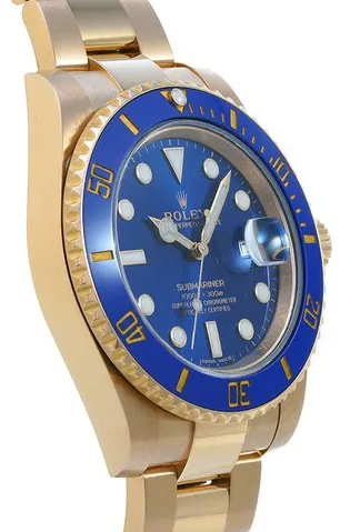 Rolex Submariner 116618LB 40mm Yellow gold Blue 2