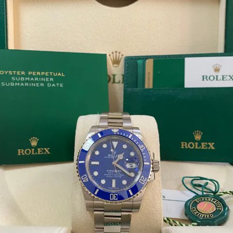 Rolex Submariner 116619LB 40mm White gold Blue 14