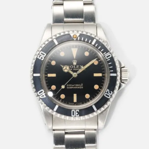 Rolex Submariner 5513 40mm Stainless steel Black