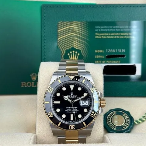 Rolex Submariner 126613LN 41mm Yellow gold and Stainless steel Black