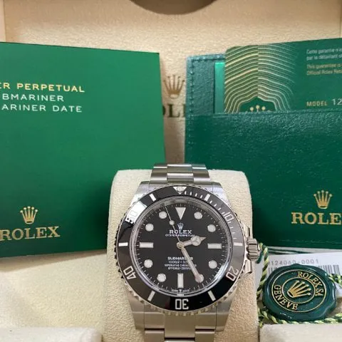 Rolex Submariner 124060 41mm Stainless steel Black