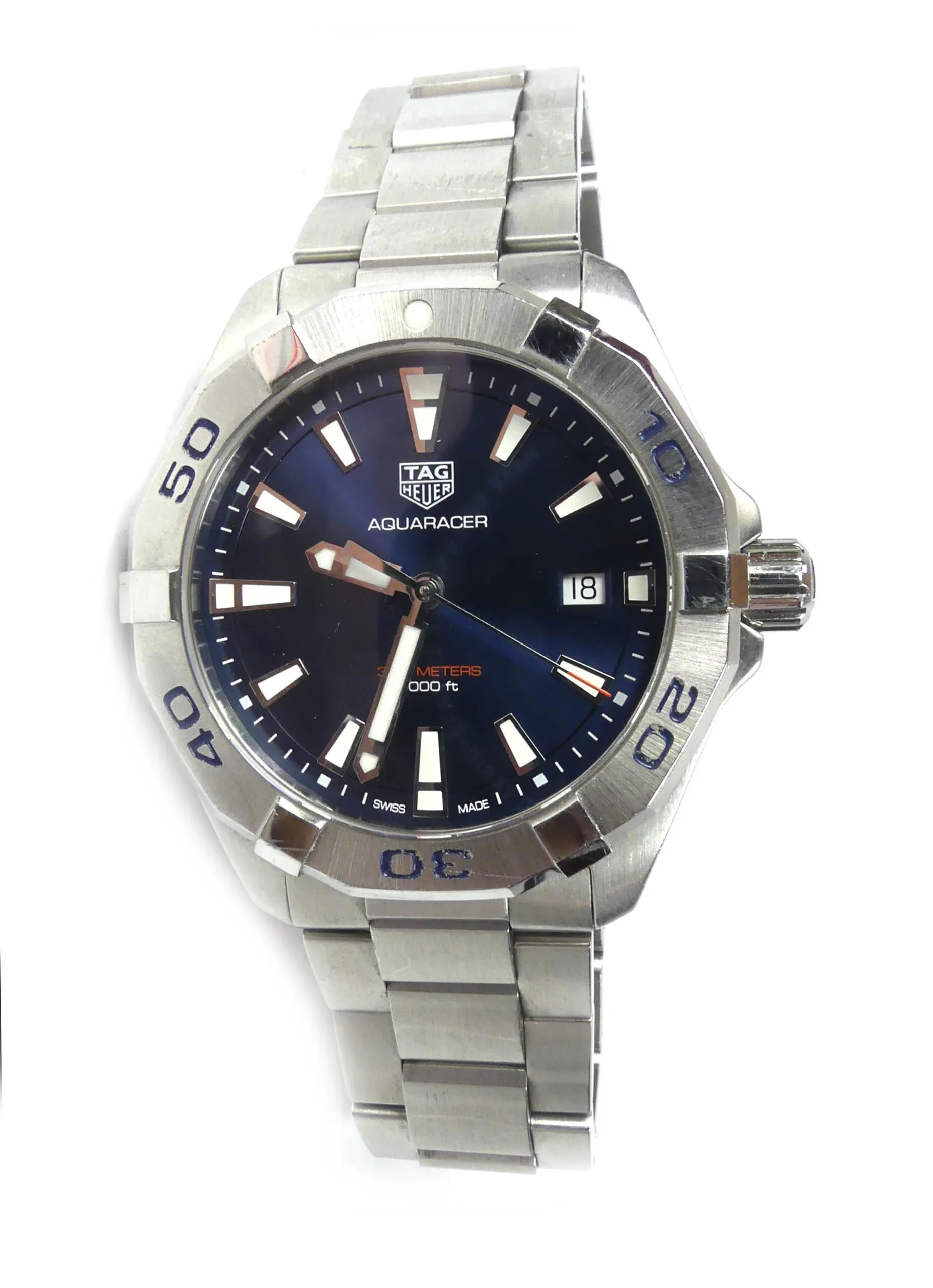 TAG Heuer Aquaracer WBD1112 41mm Stainless steel Blue