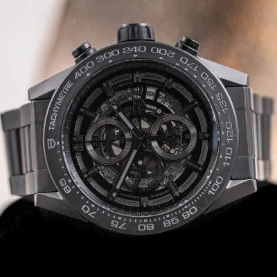 TAG Heuer Carrera CAR2A91 45mm Ceramic Skeletonized 6