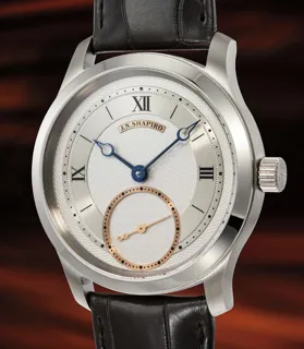 J.N. Shapiro Infinity White gold Guilloché