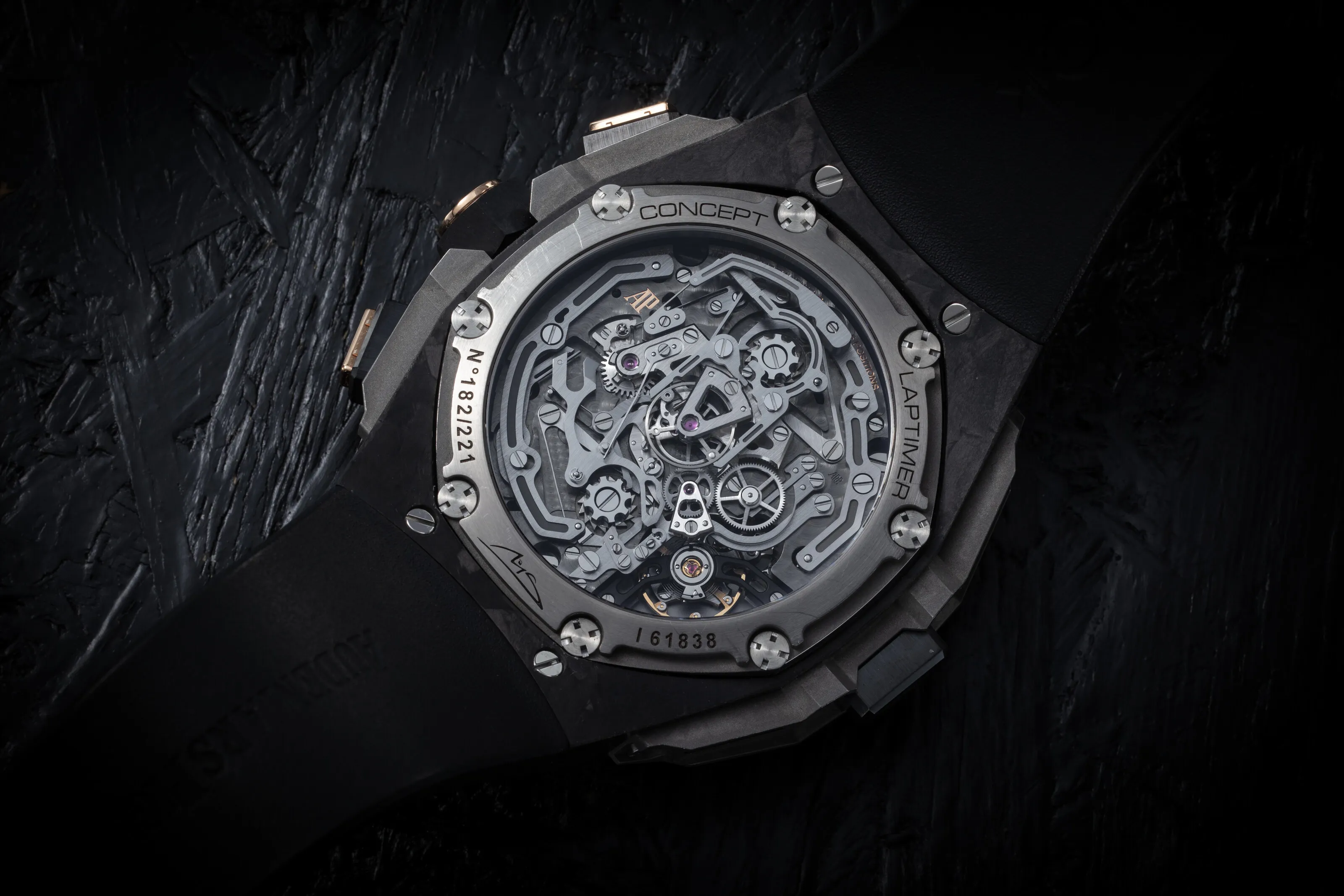 Audemars Piguet Royal Oak Concept 26221FT 44mm Carbon fiber and Ceramic and Rose gold and Titanium Skeletonized 4