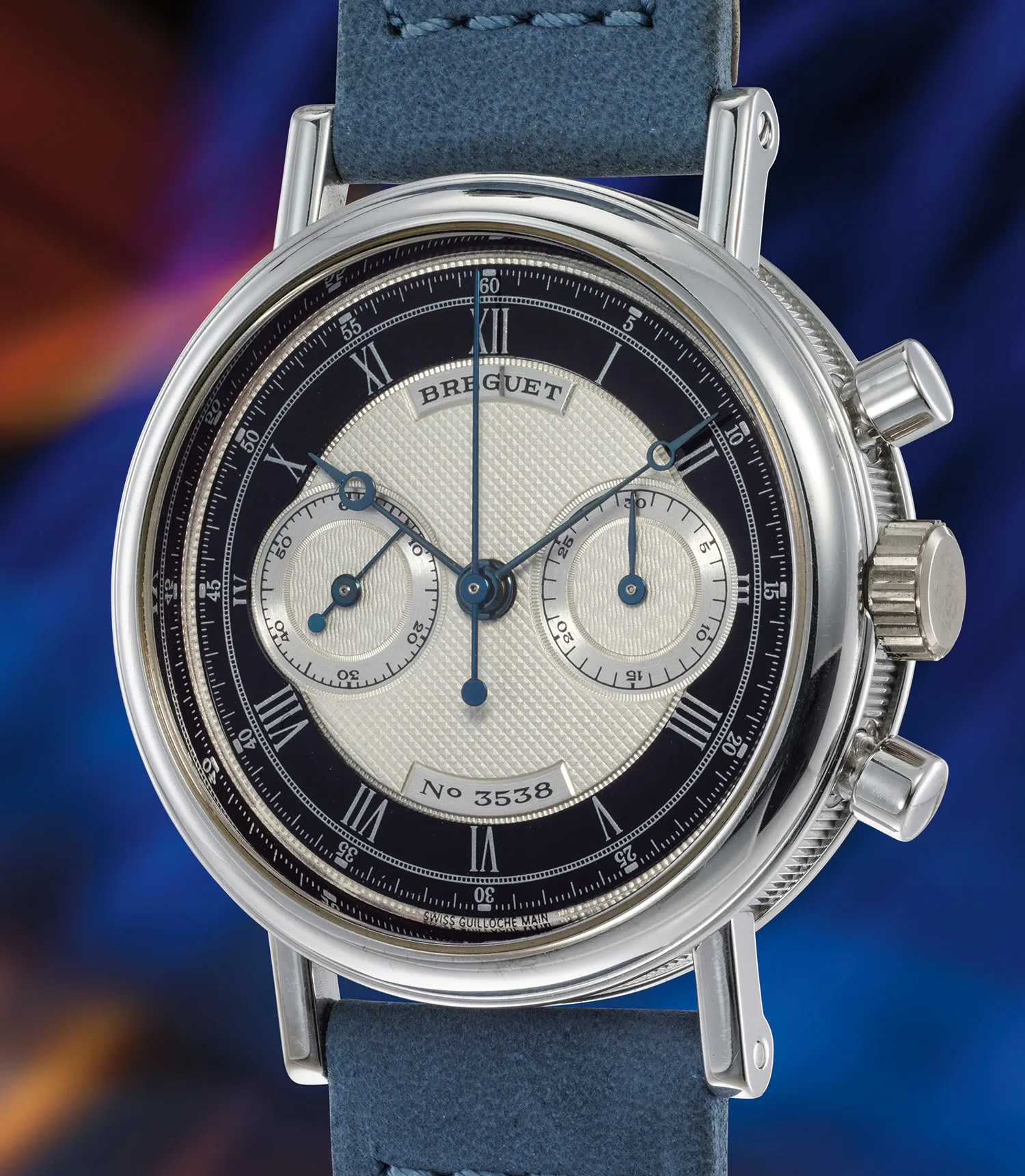 Breguet 3237 36mm White gold Onyx