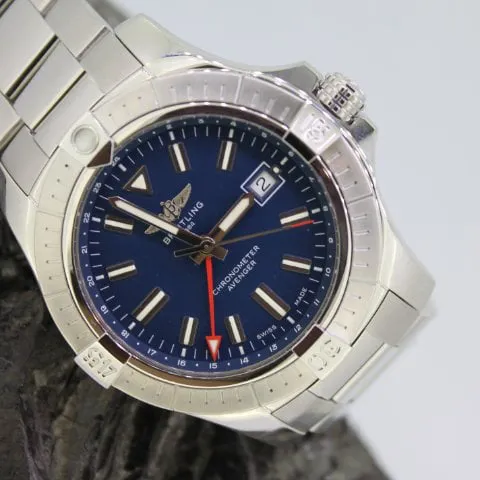 Breitling Avenger A32395101C1A1 45mm Stainless steel Blue