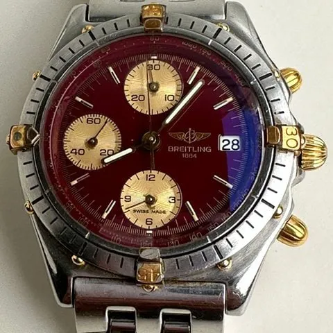 Breitling Chronomat 81950 39mm Gold/steel Bordeaux