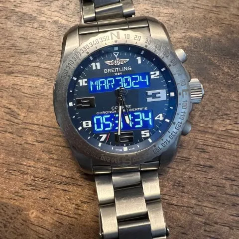 Breitling Cockpit B50 EB501019/C904/176E 46mm Titanium Blue 1