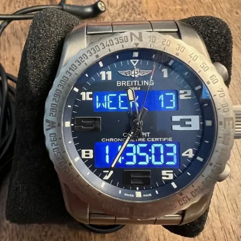 Breitling Cockpit B50 EB501019/C904/176E 46mm Titanium Blue 2