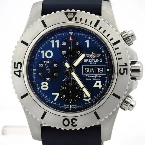 Breitling Superocean A13341 44mm Stainless steel Blue