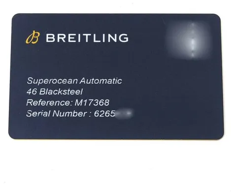 Breitling Superocean M17368D71C1S2 46mm Stainless steel Blue 2