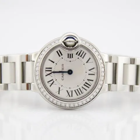 Cartier Ballon Bleu 28mm W4BB0015 28mm Stainless steel White