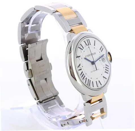 Cartier Ballon Bleu W2BB0022 42mm Yellow gold and Stainless steel Silver 2