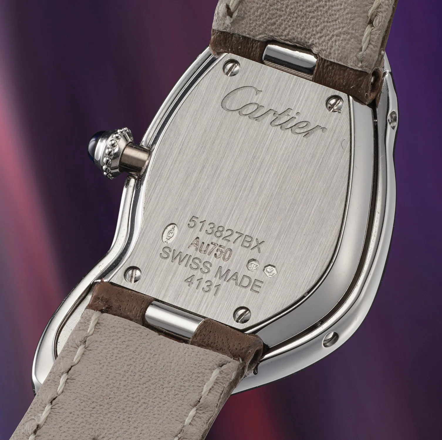 Cartier Crash WGCH0037 42.5mm White gold Salmon 2