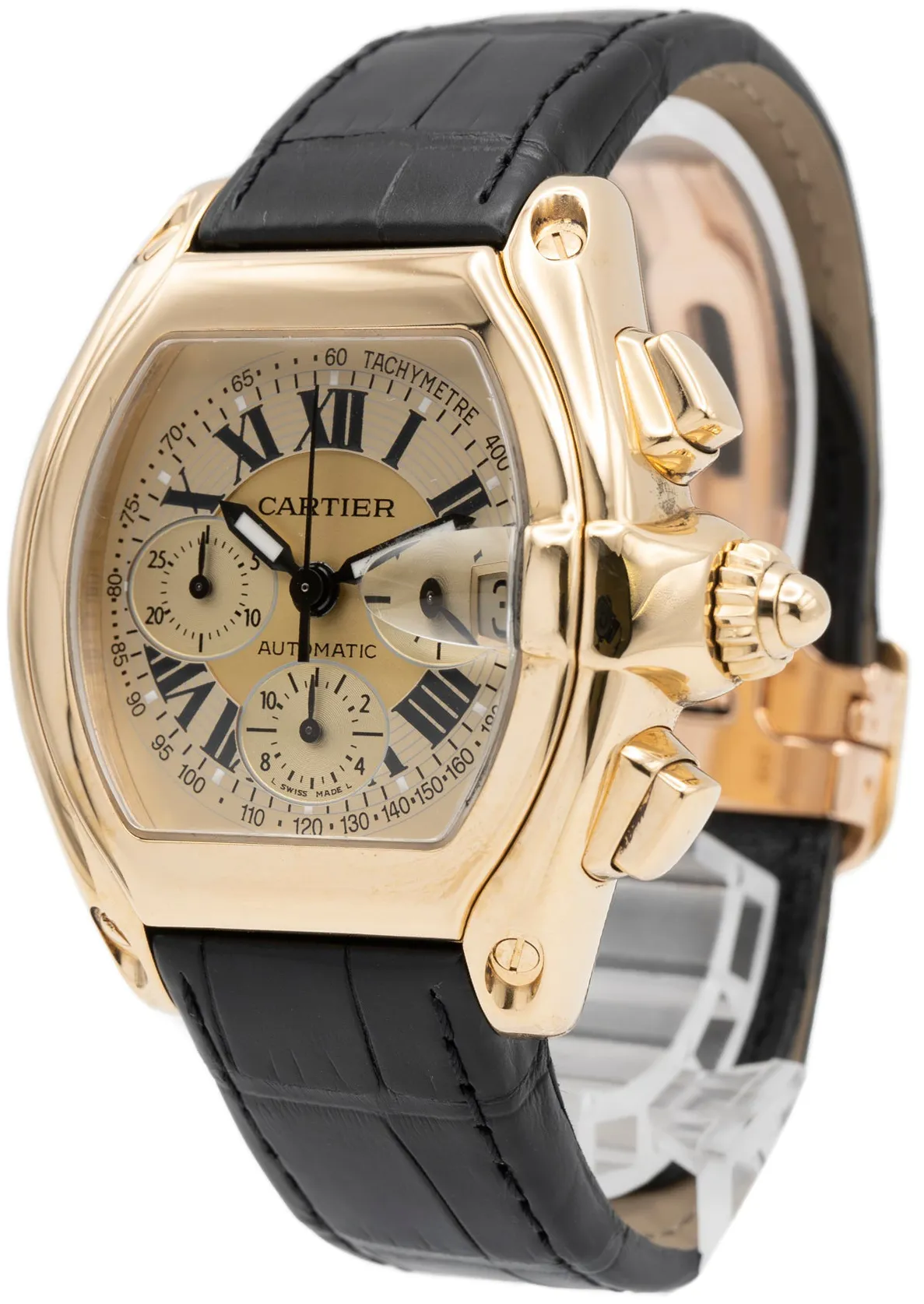 Cartier Roadster W62008Y3 40mm Yellow gold Champagne 5