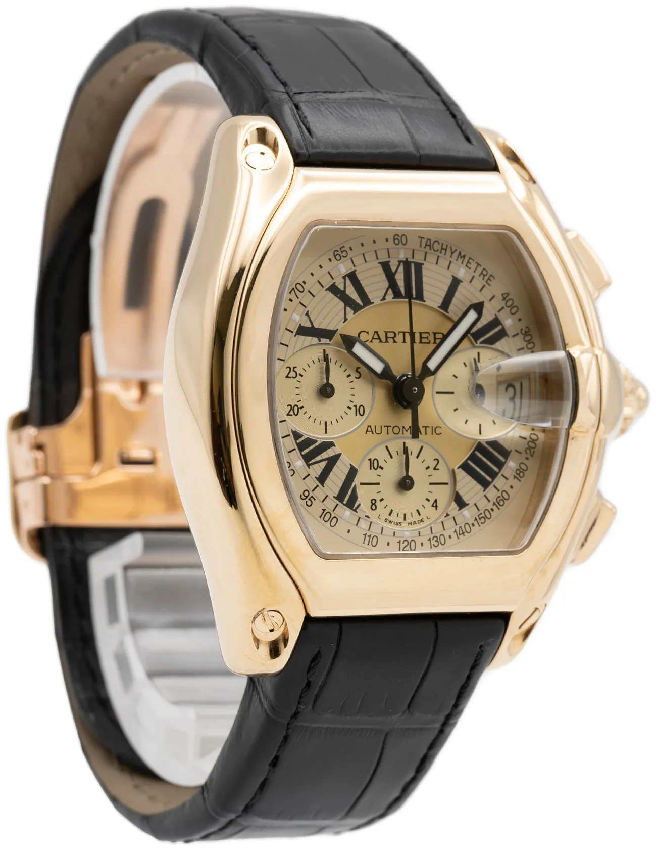 Cartier Roadster W62008Y3 40mm Yellow gold Champagne 3