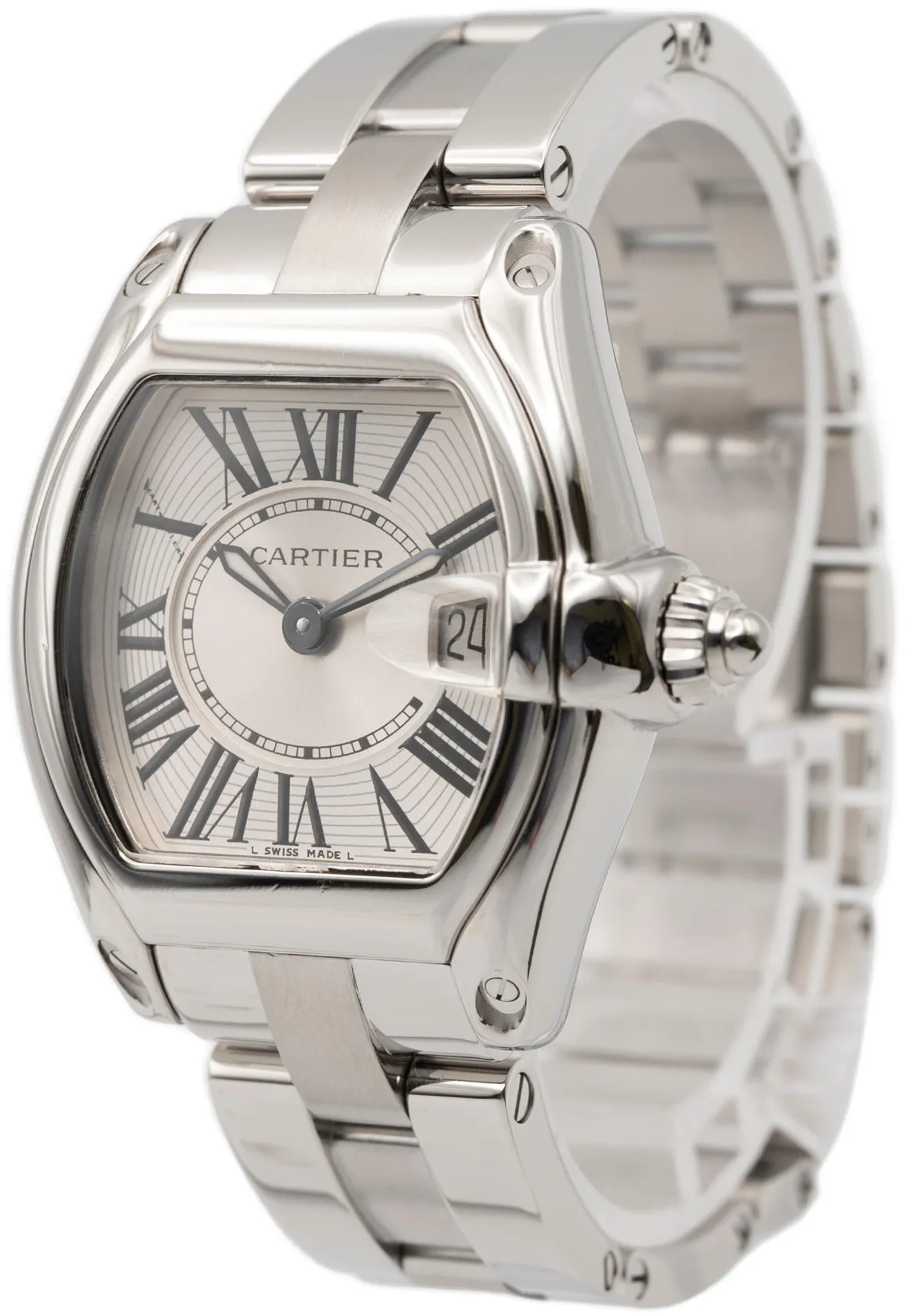 Cartier Roadster W62016V3 32mm Stainless steel Silver 1