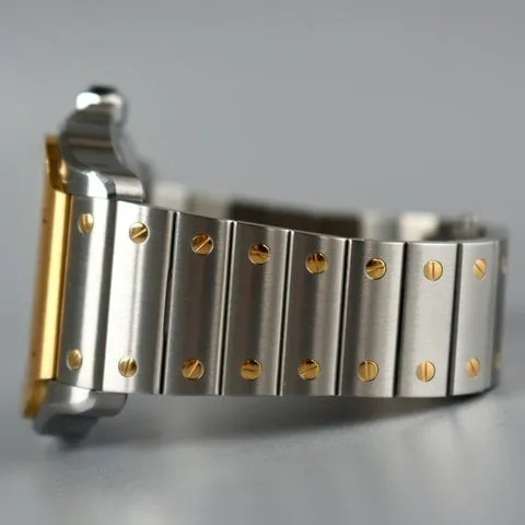 Cartier Santos W2SA0008 43.3mm Yellow gold and Stainless steel Silver 2