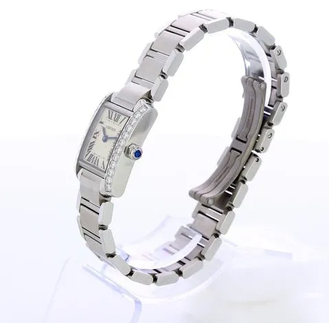 Cartier Tank Française W4TA0008 25mm Stainless steel Silver 1