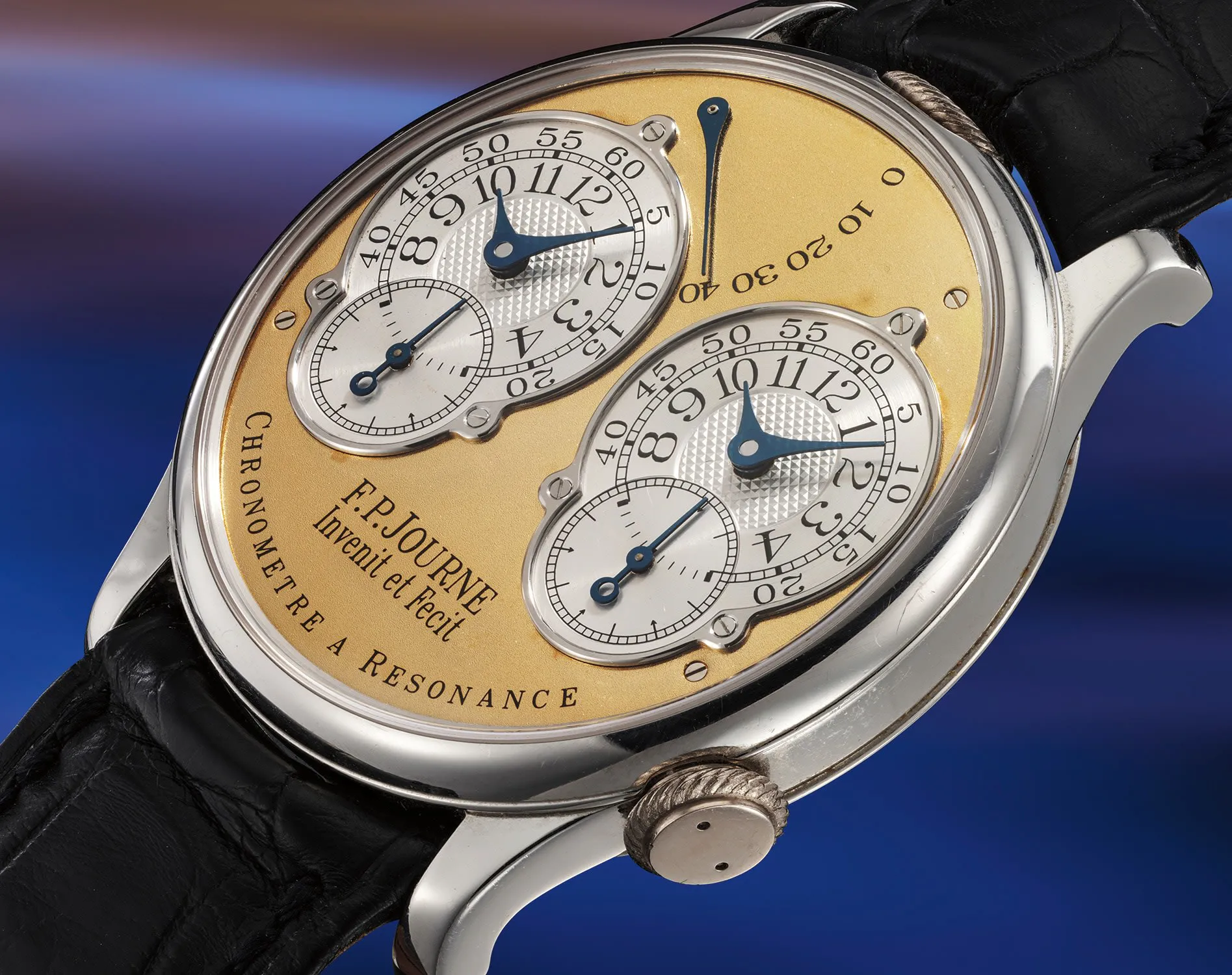 F.P. Journe Chronomètre à Résonance 38mm Platinum Gold 1