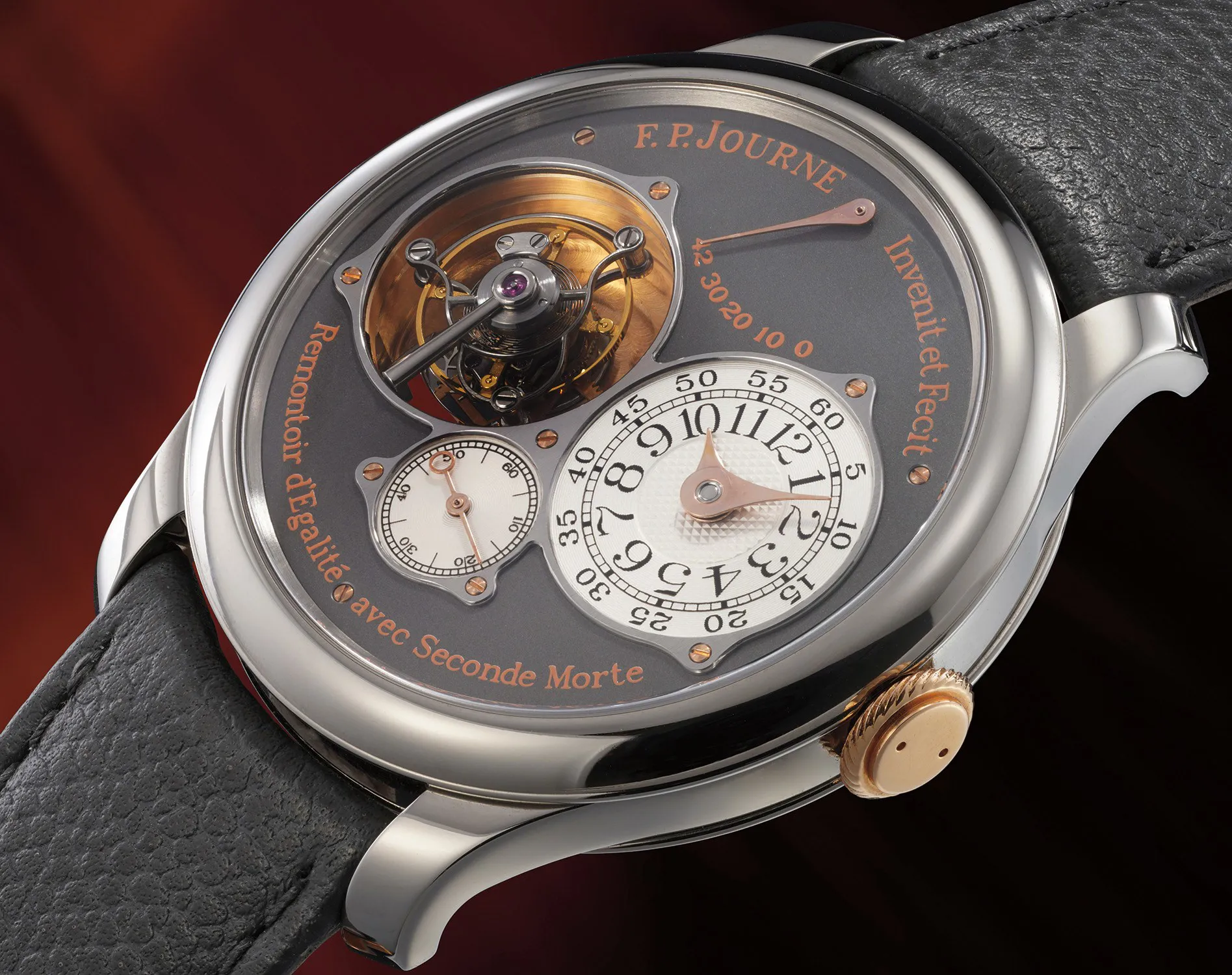 F.P. Journe Tourbillon Souverain 40mm Rose gold and Titanium Slate grey 1