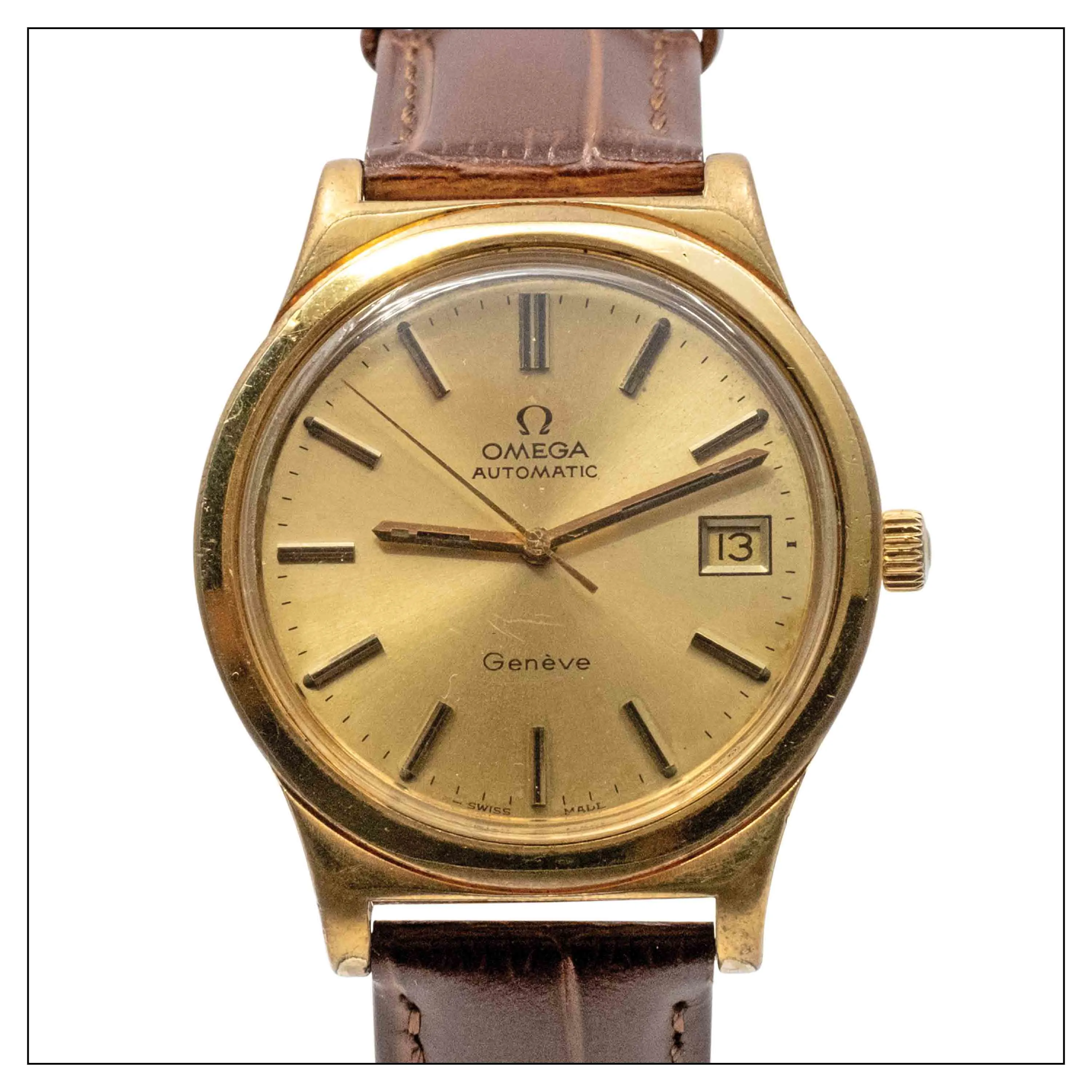 Omega Genève 166.0168 35mm Stainless steel and gold-plated Gold