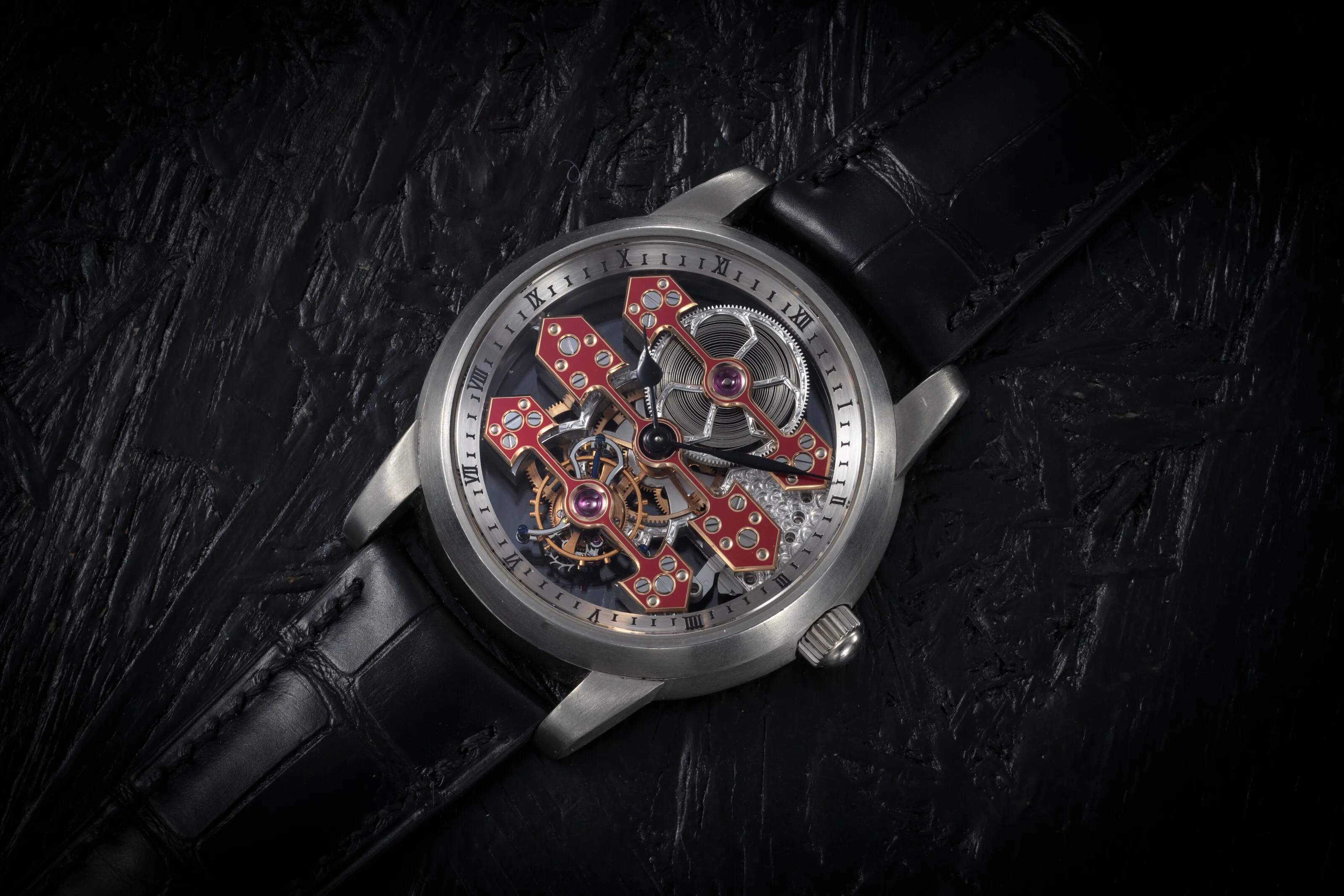 Girard-Perregaux 99050S0.21.000 39mm Titanium Skeletonized