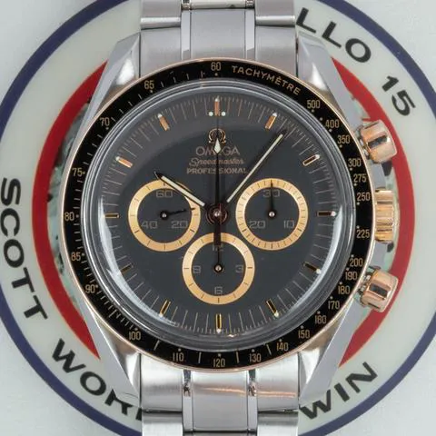 Omega Speedmaster Moon watch 3366.51.00 42mm Gold/steel Black