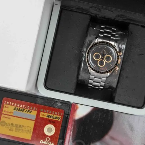 Omega Speedmaster Moon watch 3366.51.00 42mm Gold/steel Black 1