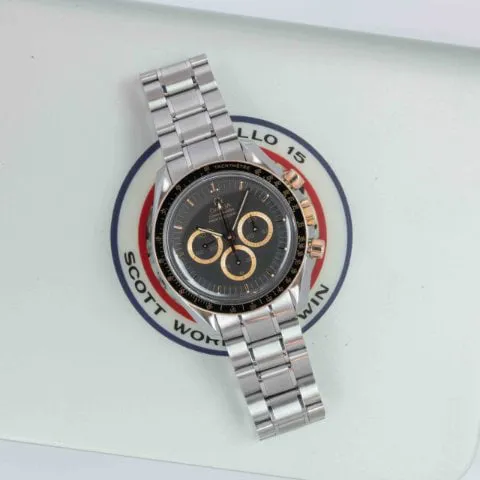 Omega Speedmaster Moon watch 3366.51.00 42mm Gold/steel Black 2