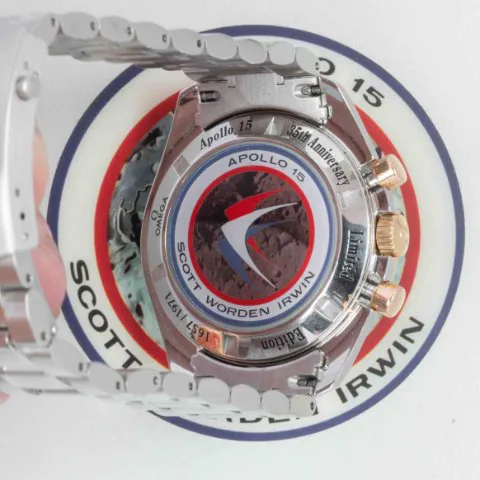 Omega Speedmaster Moon watch 3366.51.00 42mm Gold/steel Black 6